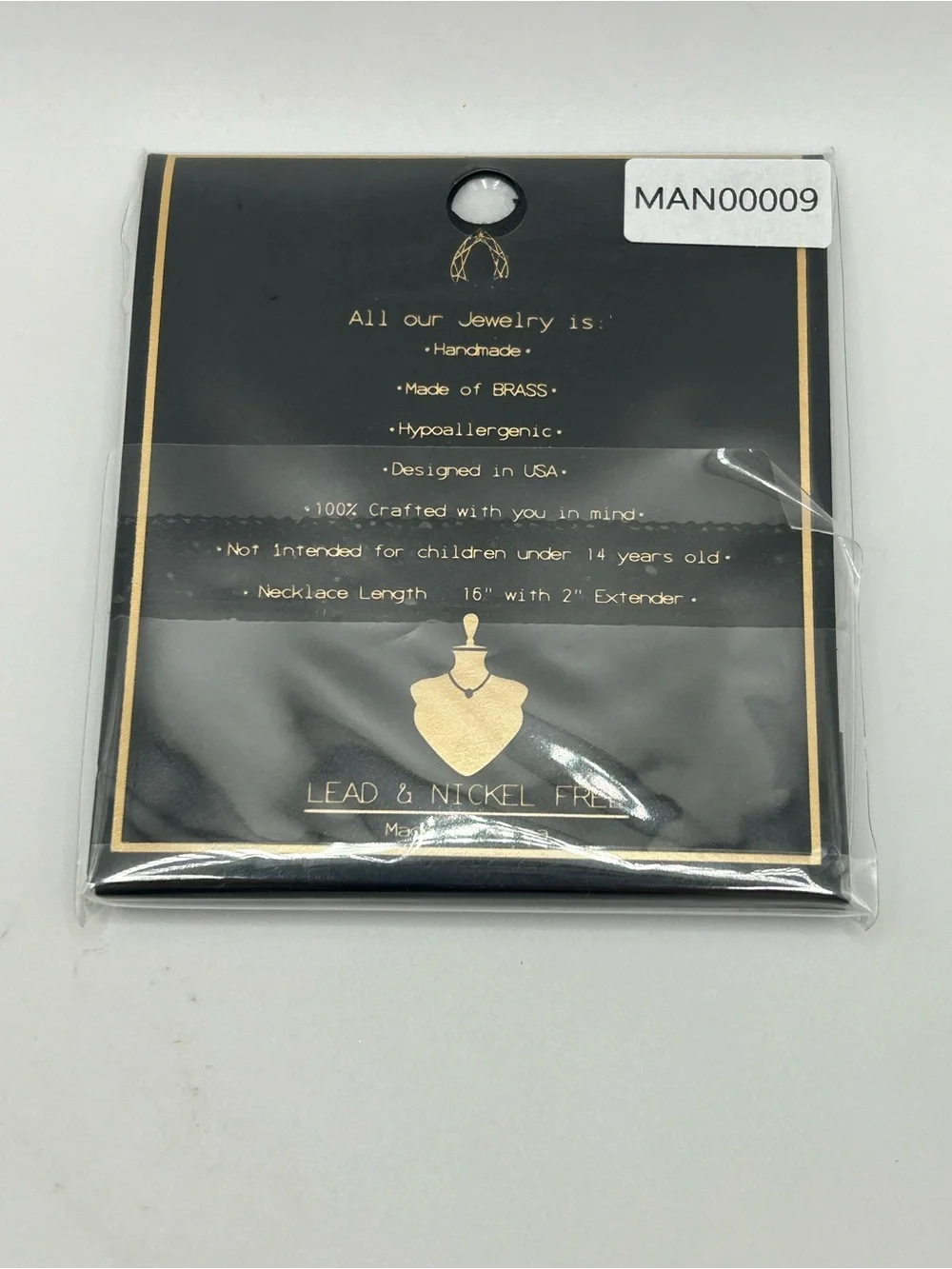 NEW 18K Gold Dipped Champagne Flute Pendant Necklace- Gold Finish/Cubic Zirconia